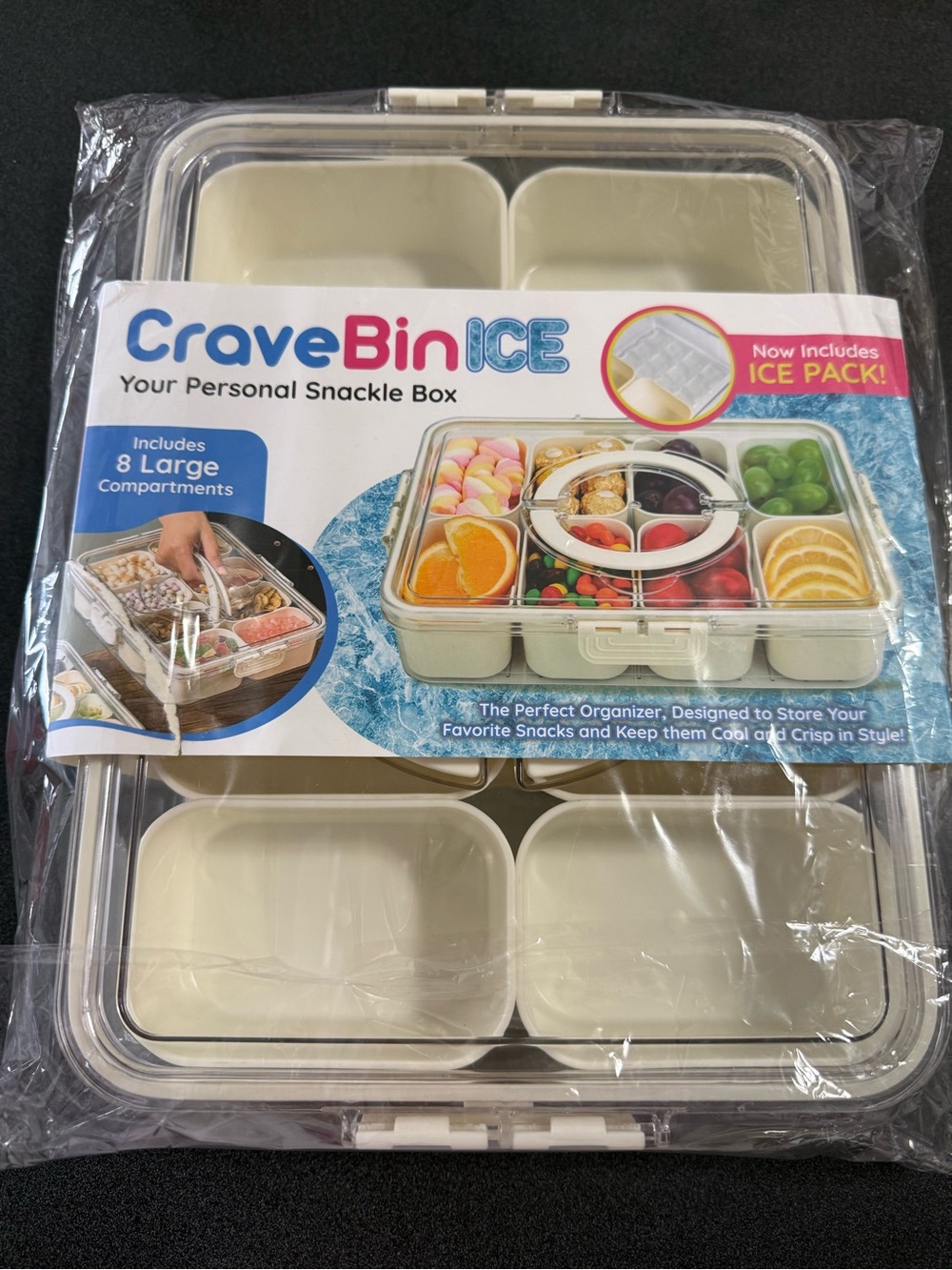ICE Personal Snackle Box in Cream -